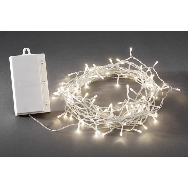 Konstsmide 3733-103 Micro-Lichterkette Außen batteriebetrieben Anzahl Leuchtmittel 240 LED Warmweiß Beleuchtete Länge: 24m Konstsmide 3733-103 Micro-Lichterkette Außen batteriebetrieben Anzahl Leuchtmittel 240 LED Warmweiß Beleuchtete Länge: 24m