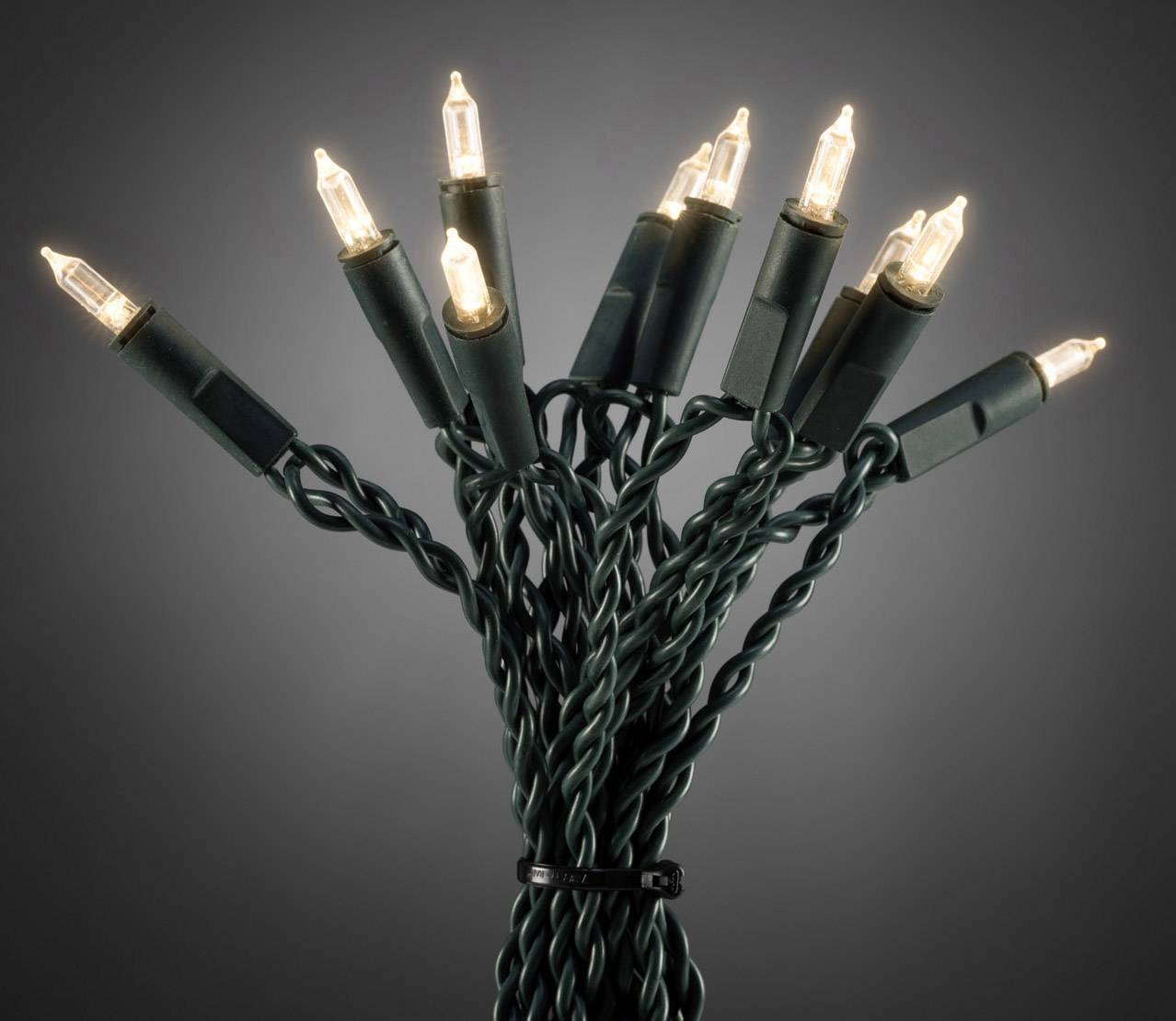 Konstsmide 6304-120 Mini-Lichterkette Innen EEK: F (A - G) netzbetrieben Anzahl Leuchtmittel 100 LED Warmweiß Beleuchtete Länge: 14.85 m