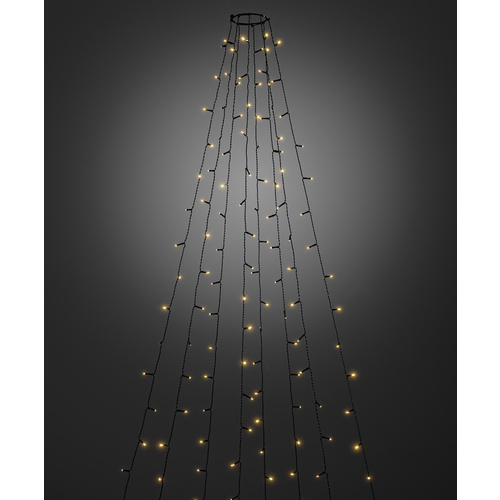 Konstsmide 6320-810 Weihnachtsbaum-Beleuchtung Baum Außen EEK: F (A - G) netzbetrieben Anzahl Leuchtmittel 240 LED Bernstein