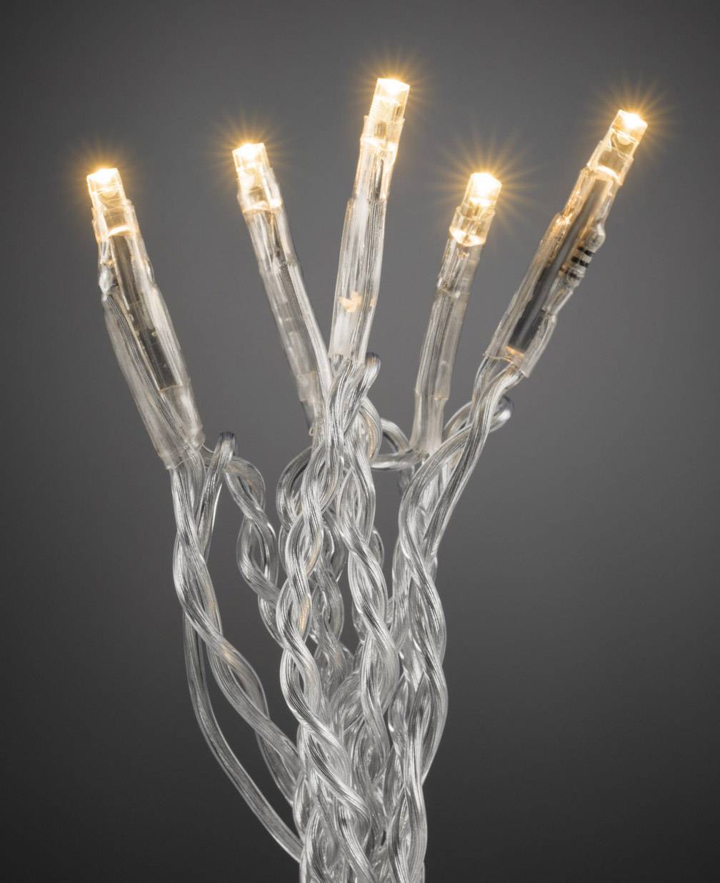 Konstsmide 6350-823 Micro-Lichterkette Innen netzbetrieben Anzahl Leuchtmittel 10 LED Bernstein Bel
