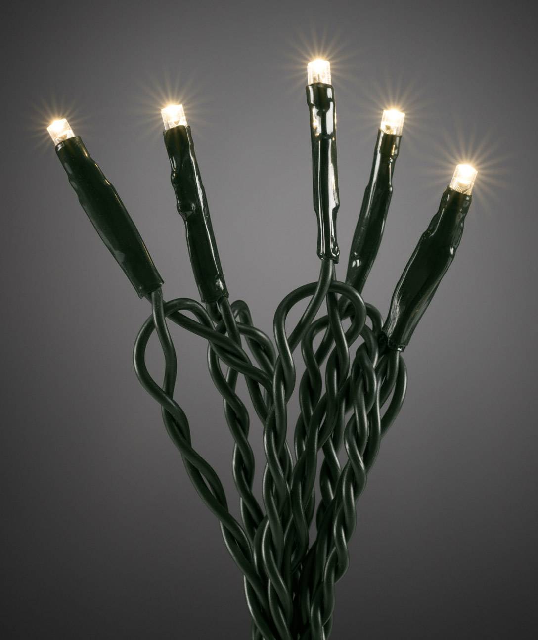 Konstsmide 6351-120 Micro-Lichterkette Innen netzbetrieben Anzahl Leuchtmittel 20 LED Warmweiß Bele