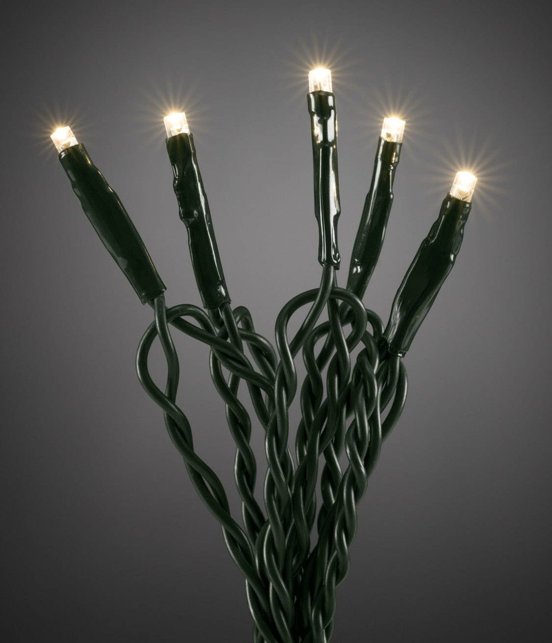 Konstsmide 6353-120 Micro-Lichterkette Innen EEK: G (A - G) netzbetrieben Anzahl Leuchtmittel 50 LED Warmweiß Beleuchtete Länge