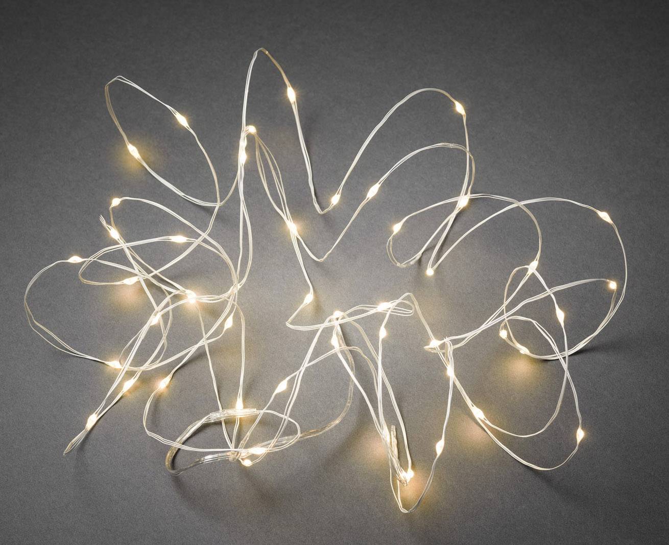Konstsmide 6387-802 Motiv-Lichterkette Tropfen Innen netzbetrieben Anzahl Leuchtmittel 100 LED Bele