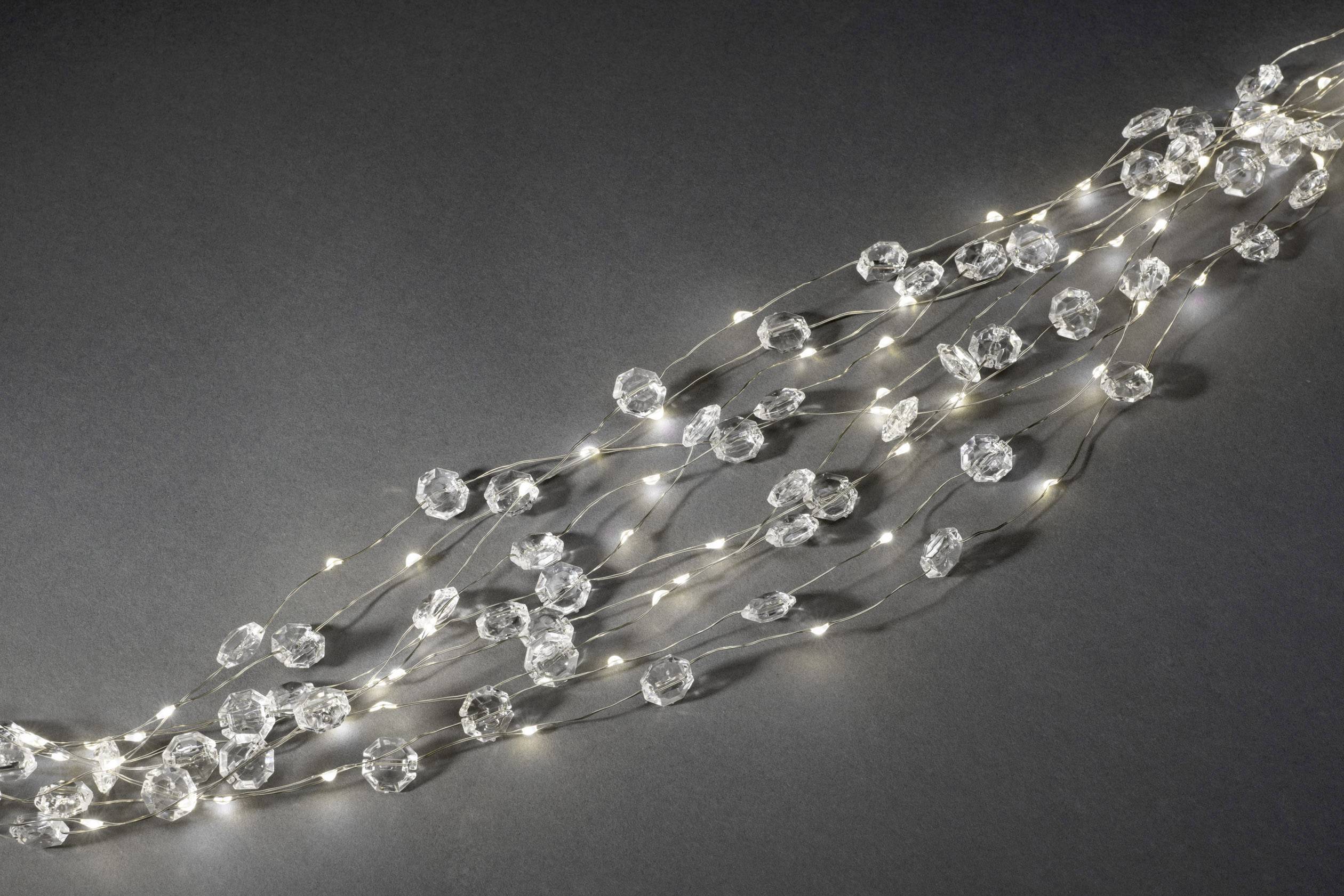 Konstsmide 6390-190 LED-Lametta Diamanten Warmweiß LED