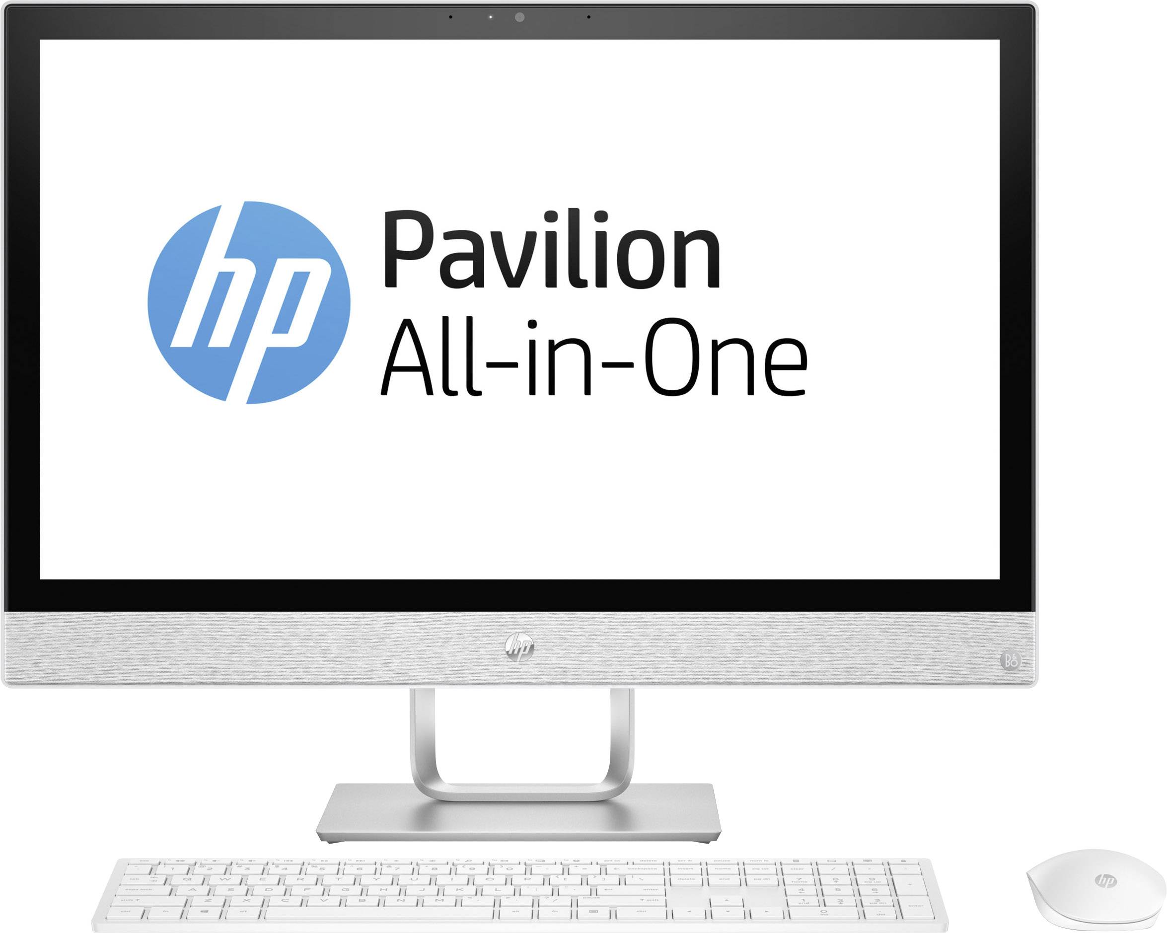 HP 24-r001ng 60.5 cm (23.8 Zoll) All-in-One PC AMD A12-9730P APU 8 GB DDR4-RAM 256 GB SSD 1024 GB H