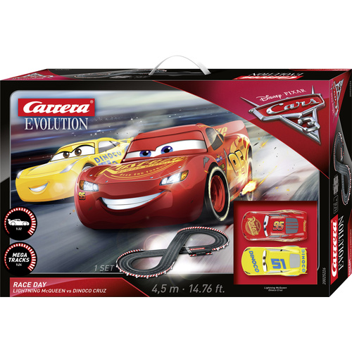 Carrera 20025226 Evolution Disney Pixar Cars 3 - Race Day Start-Set
