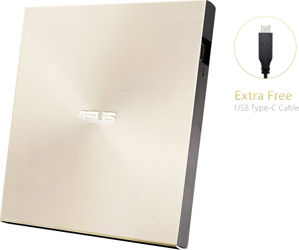 Asus SDRW-08U9M-U DVD-Brenner Extern Retail USB-C® Gold