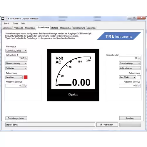 TDE Instruments Digalox DPM72-MP Digitales Einbaumessgerät TDE Instruments Digalox DPM72-MP Digitales Einbaumessgerät