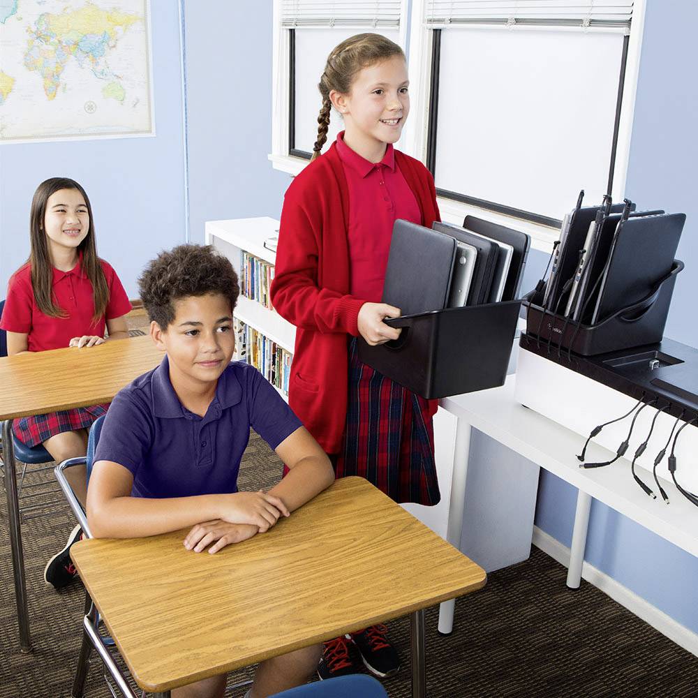 Belkin Store&Charge Go Bundle USB Ladestation Netz-Buchse, USB Schwarz, Weiß Steckdose