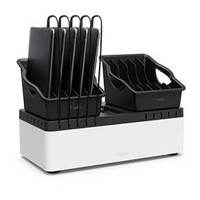 Belkin Store&Charge Go Bundle USB Ladestation Netz-Buchse, USB Schwarz, Weiß Steckdose