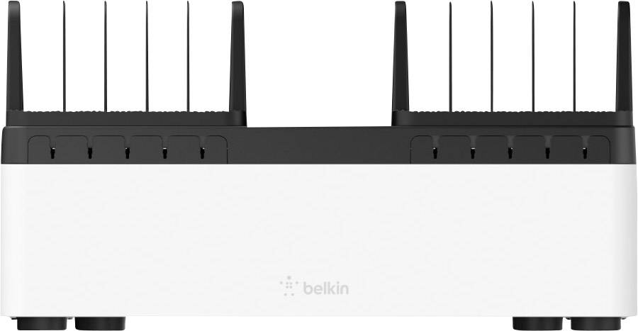 Belkin Store&Charge Base Bundle USB Ladestation Netz-Buchse, USB Schwarz, Weiß Steckdose