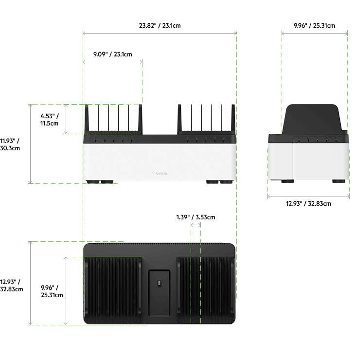 Belkin Store&Charge Base Lade- und Managementsystem