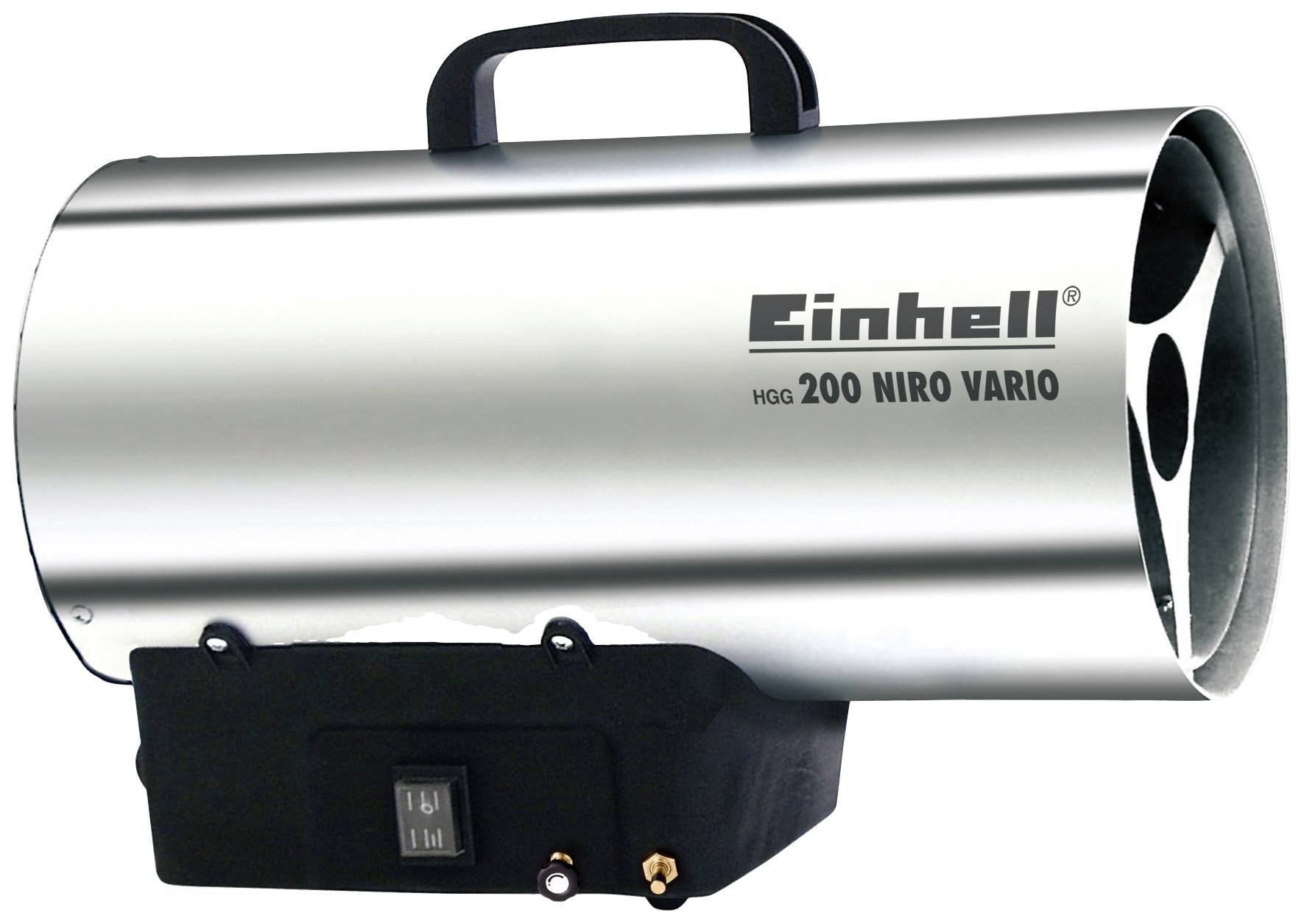 Einhell HGG 200 Niro Vario (DE/AT) Heißluftgebläse 20 kW, 38 W Silber