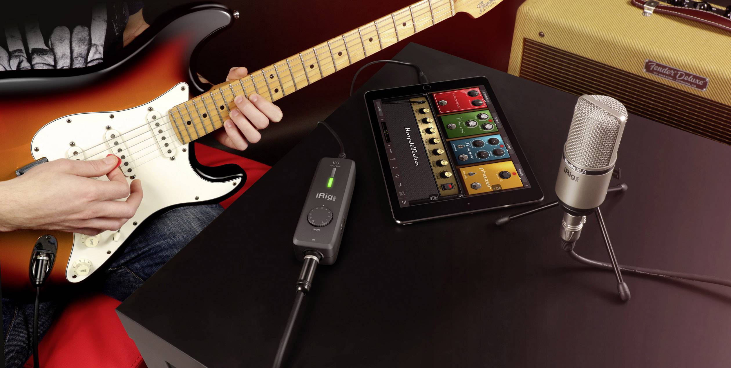 MIDI Interface IK Multimedia iRig PRO I/O Monitor-Controlling, inkl. Software