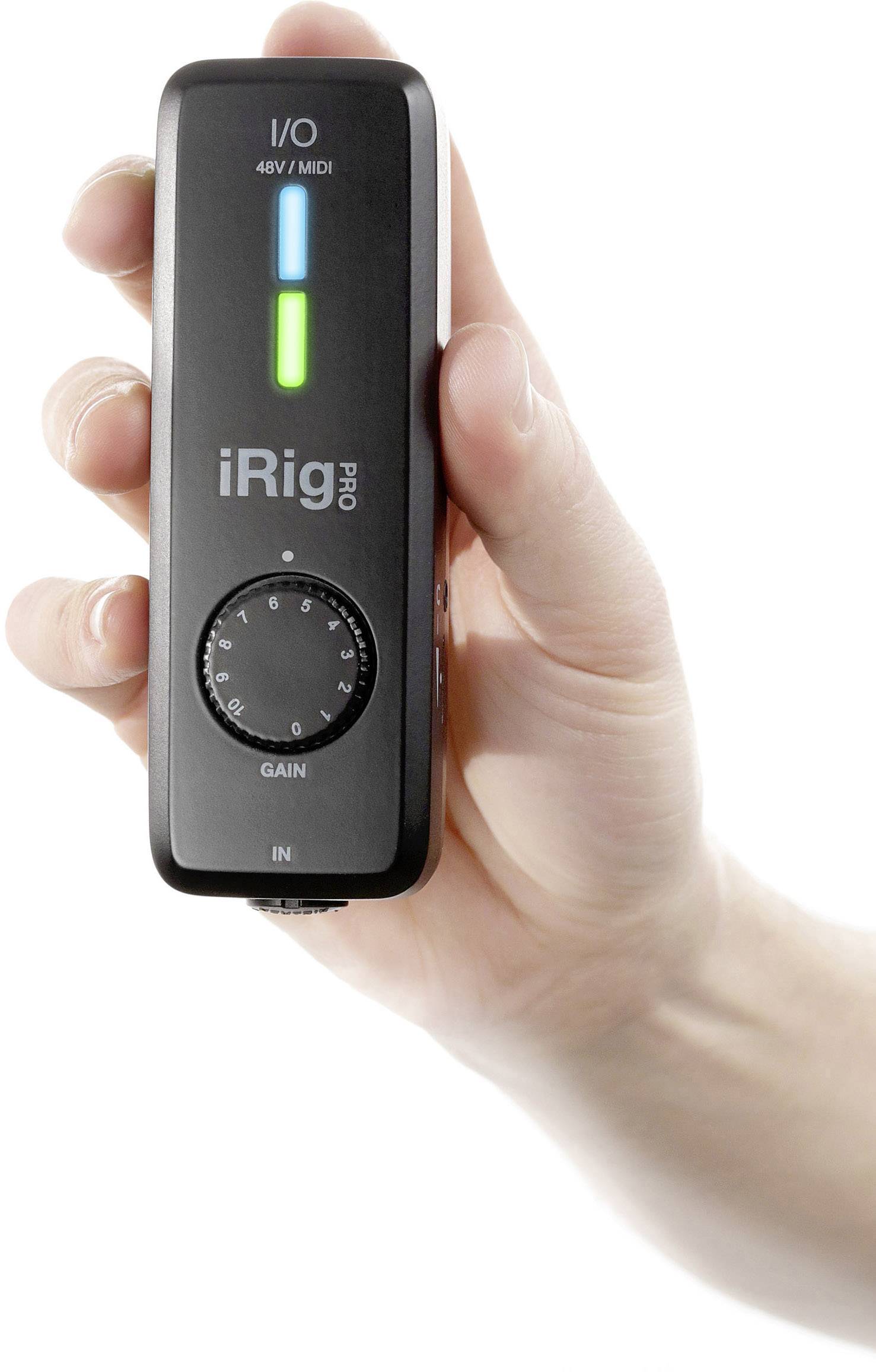 MIDI Interface IK Multimedia iRig PRO I/O Monitor-Controlling, inkl. Software