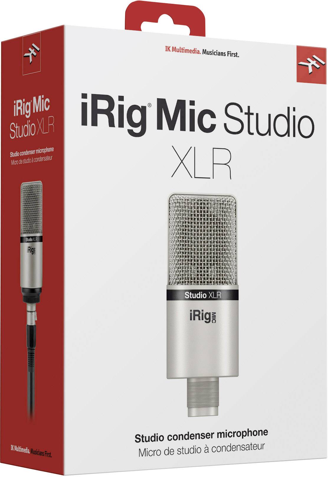 Studiomikrofon IK Multimedia iRig Mic Studio XLR Übertragungsart (Details):Kabelgebunden inkl. Kabel, inkl. Klammer, inkl. Stativ