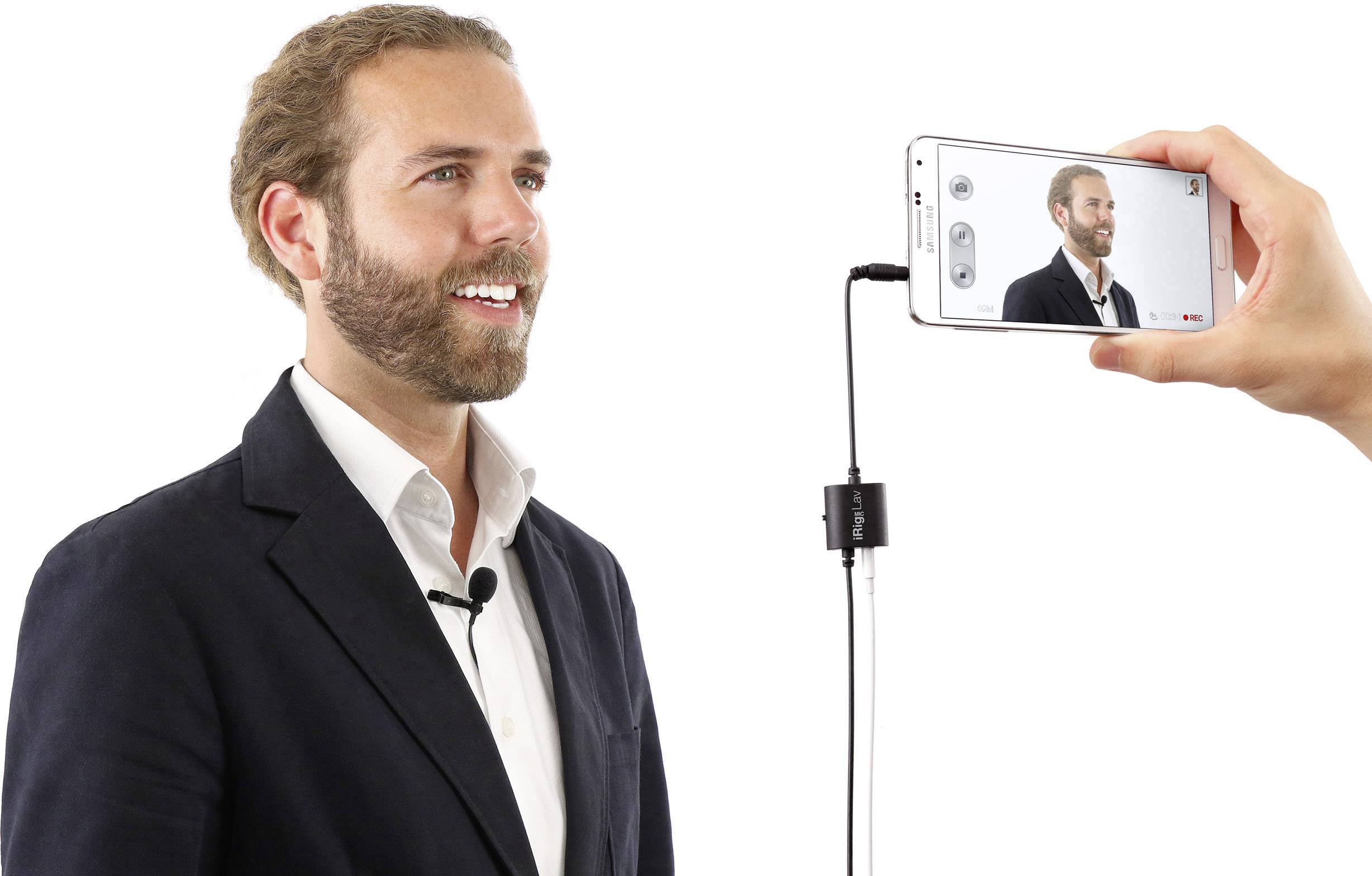 Ansteck Handymikrofon IK Multimedia iRig Mic Lav 2 Übertragungsart (Details):Kabelgebunden inkl. Klammer, inkl. Tasche, inkl. Windschutz