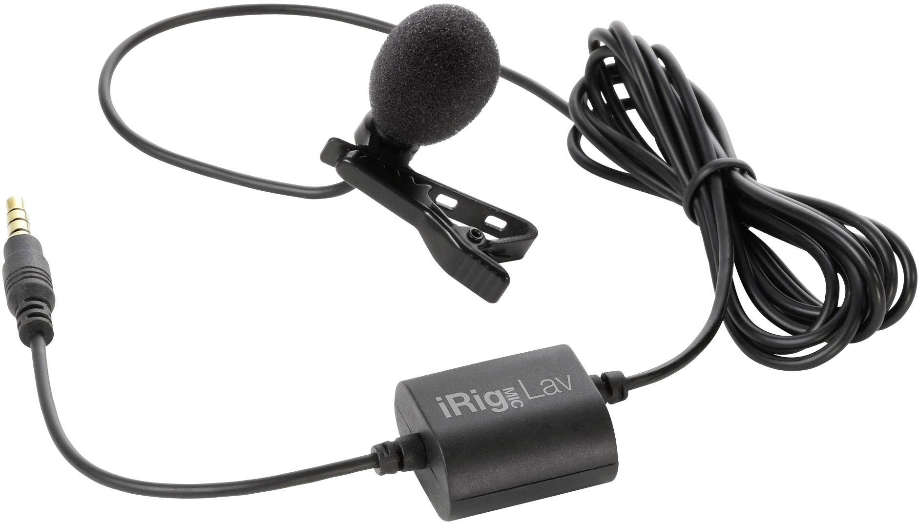 Ansteck Handymikrofon IK Multimedia iRig Mic Lav 2 Übertragungsart (Details):Kabelgebunden inkl. Klammer, inkl. Tasche, inkl. Windschutz