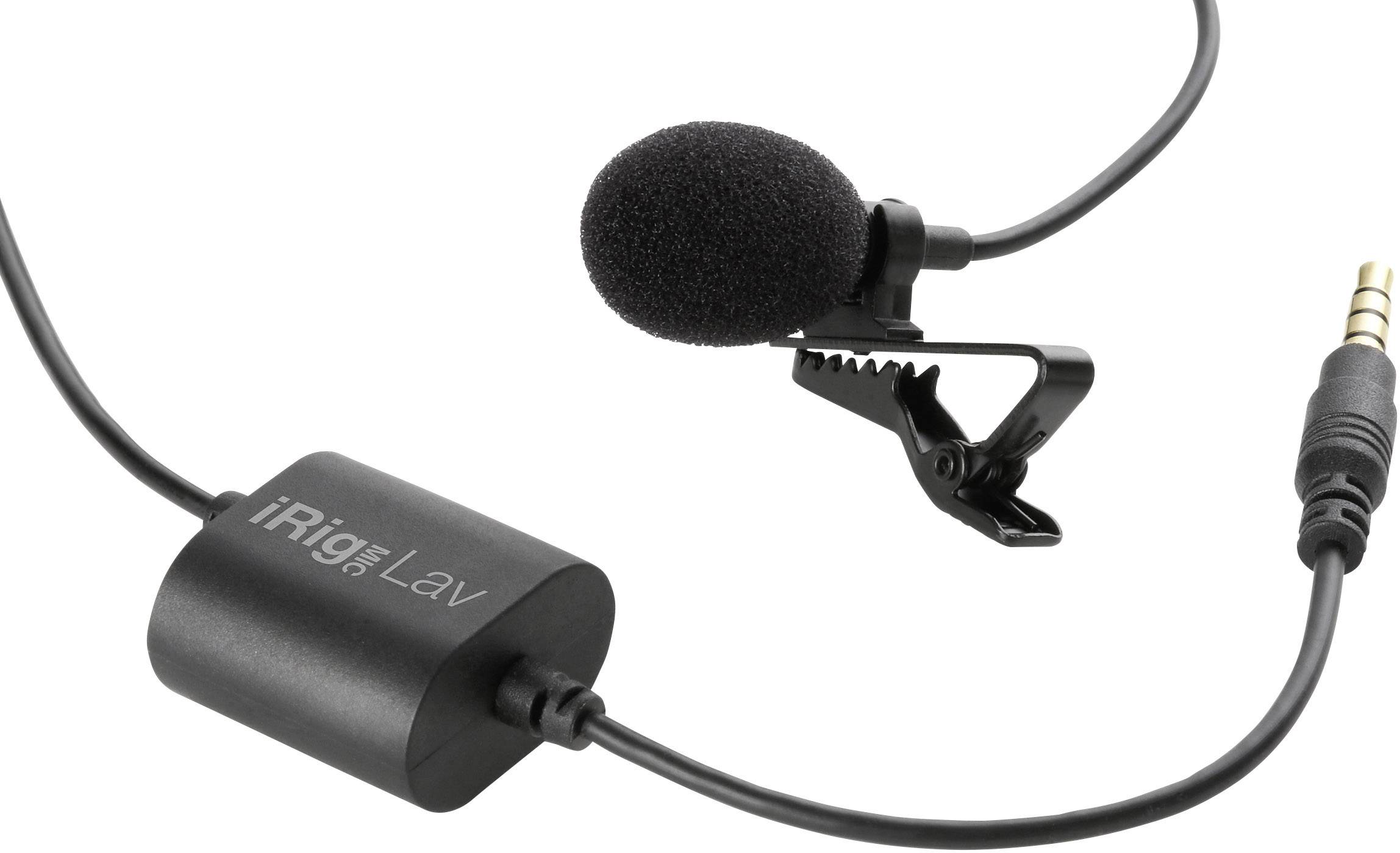 Ansteck Handymikrofon IK Multimedia iRig Mic Lav 2 Übertragungsart (Details):Kabelgebunden inkl. Klammer, inkl. Tasche, inkl. Windschutz