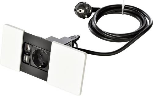 Kopp 939617016 Einbau-Steckdosenleiste 1fach Weiß 1 St.