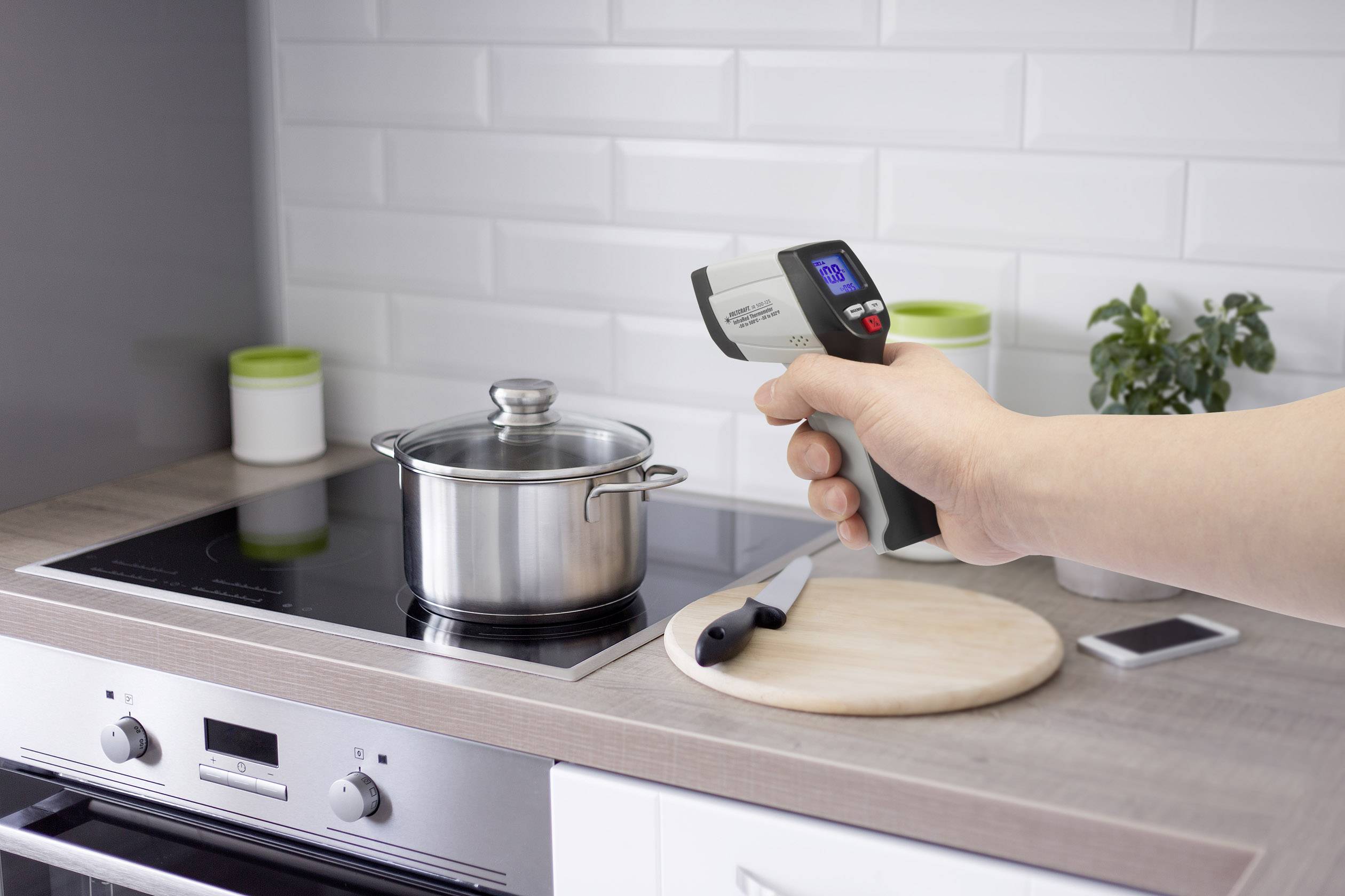 VOLTCRAFT IR 500-12S Infrarot-Thermometer Optik 12:1 -50 - +500°C Pyrometer