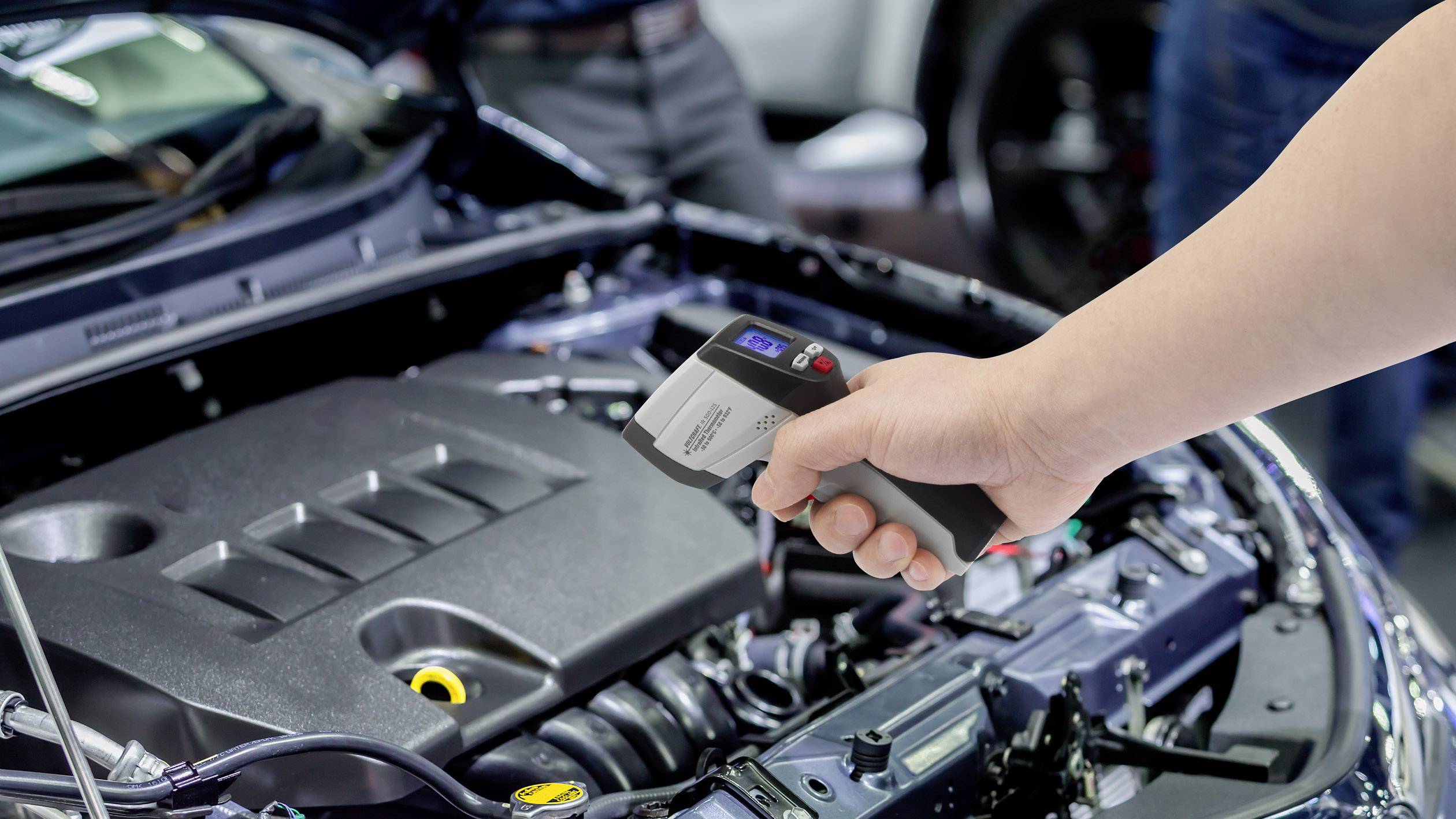 VOLTCRAFT IR 500-12S Infrarot-Thermometer kalibriert (DAkkS-akkreditiertes Labor) Optik 12:1 -50 - 500°C Pyrometer