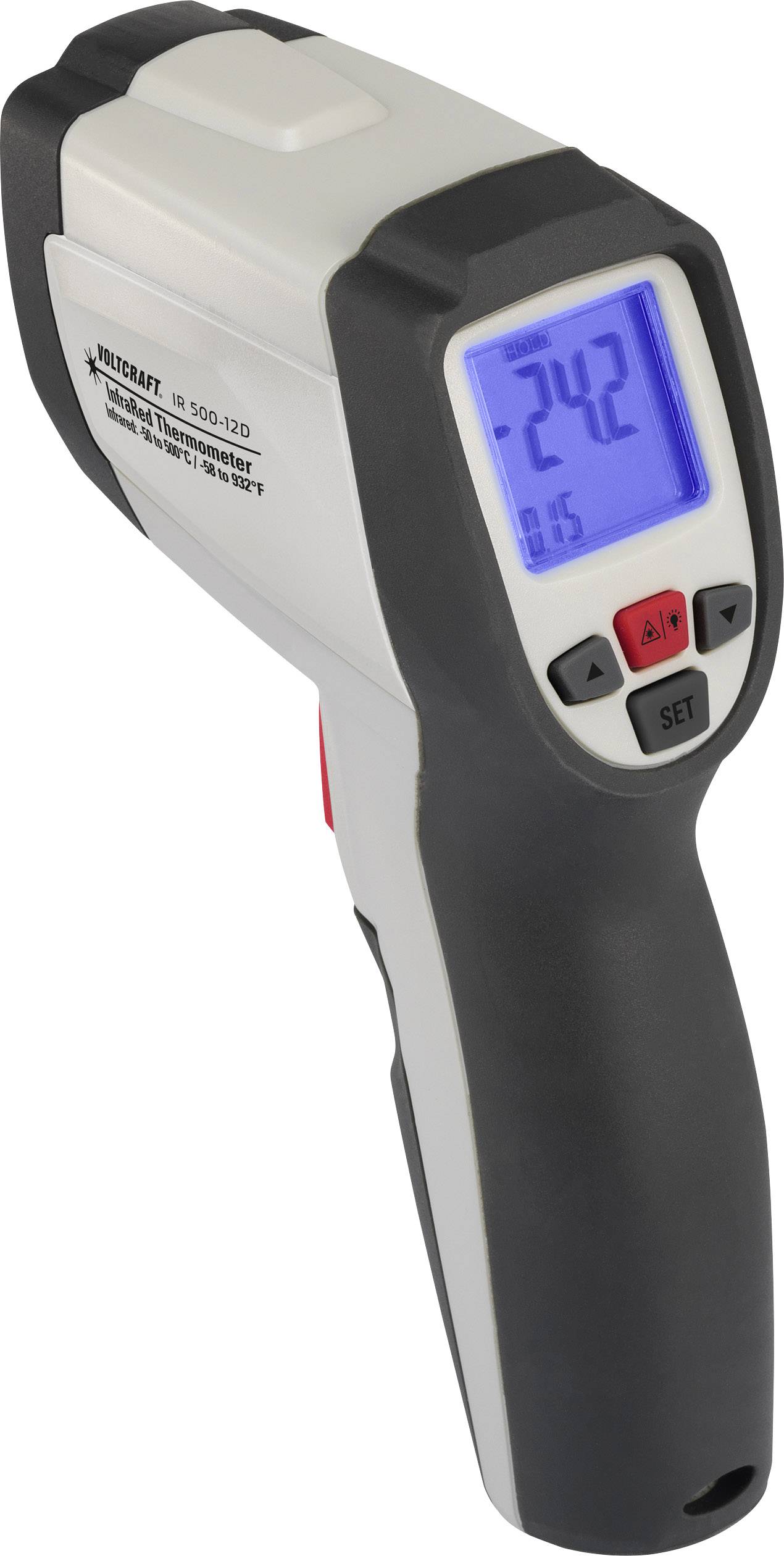 VOLTCRAFT IR 500-12D Infrarot-Thermometer Optik 12:1 -50 - +500°C Pyrometer