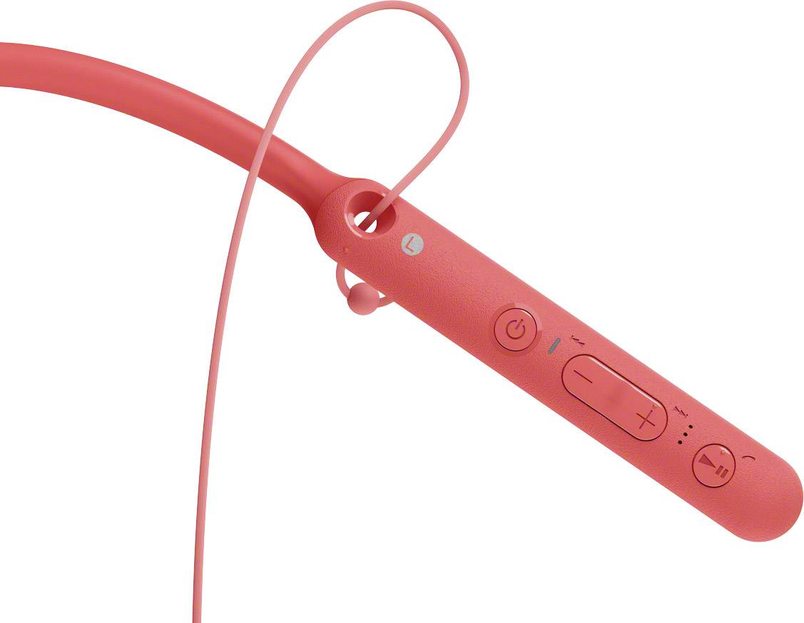 Sony WI-C400 Bluetooth® Kopfhörer In Ear Nackenbügel, NFC, Headset Rot