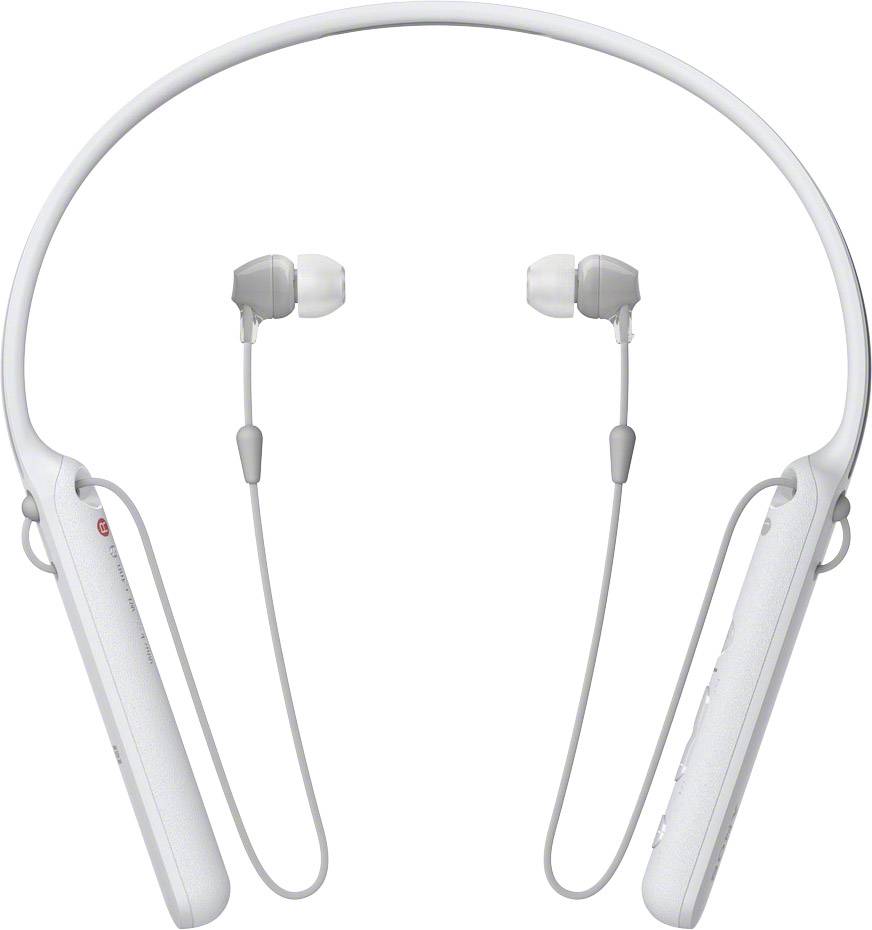 Sony WI-C400 Bluetooth® Kopfhörer In Ear Nackenbügel, NFC, Headset Weiß