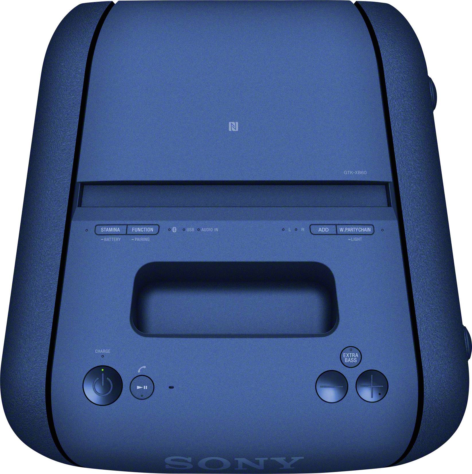 Sony GTK-XB60 Party Lautsprecher 13 cm 5.1 Zoll  1 St.