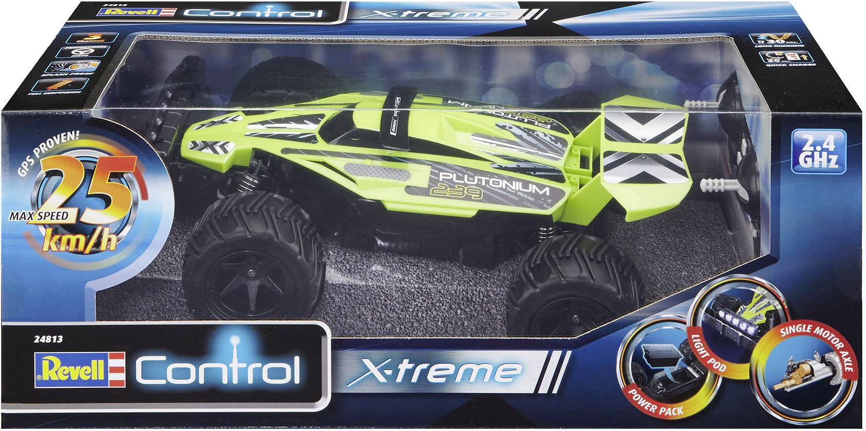 Revell Control X-Treme 24813 Plutonium  RC Einsteiger Modellauto Elektro Buggy Heckantrieb (2WD) Inkl. Akku und Ladegerät