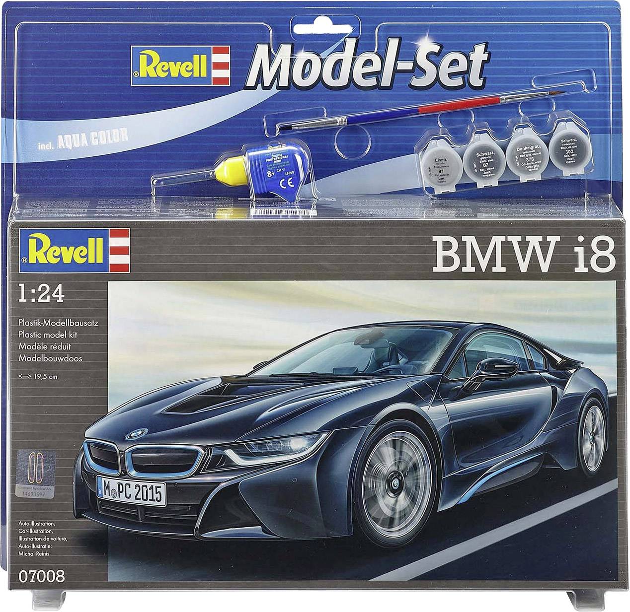 Revell 67008 BMW i8 Automodell Bausatz 1:24