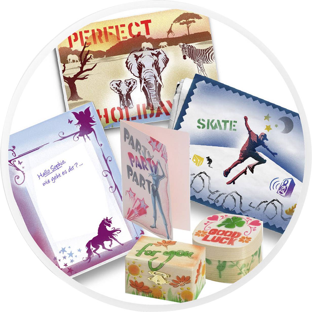 Orbis 30020 Airbrush-Einsteiger-Set mit Kompressor