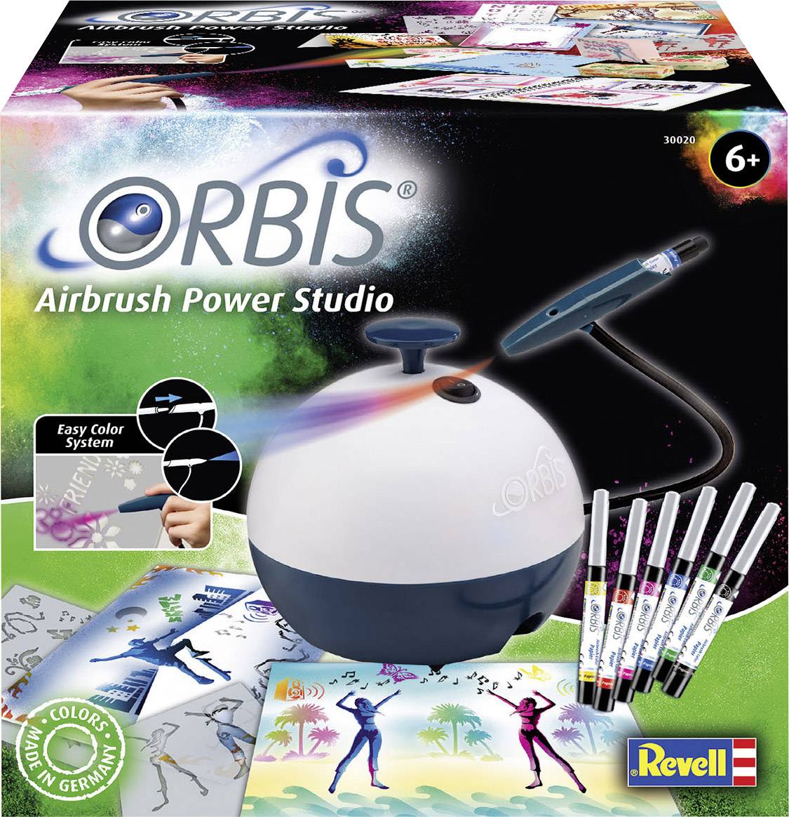 Orbis 30020 Airbrush-Einsteiger-Set mit Kompressor