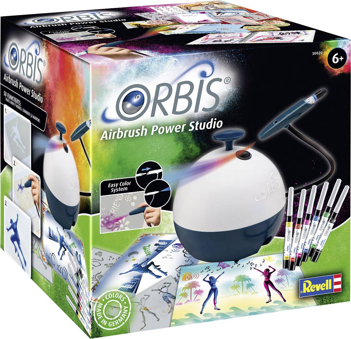 Orbis 30020 Airbrush-Einsteiger-Set mit Kompressor