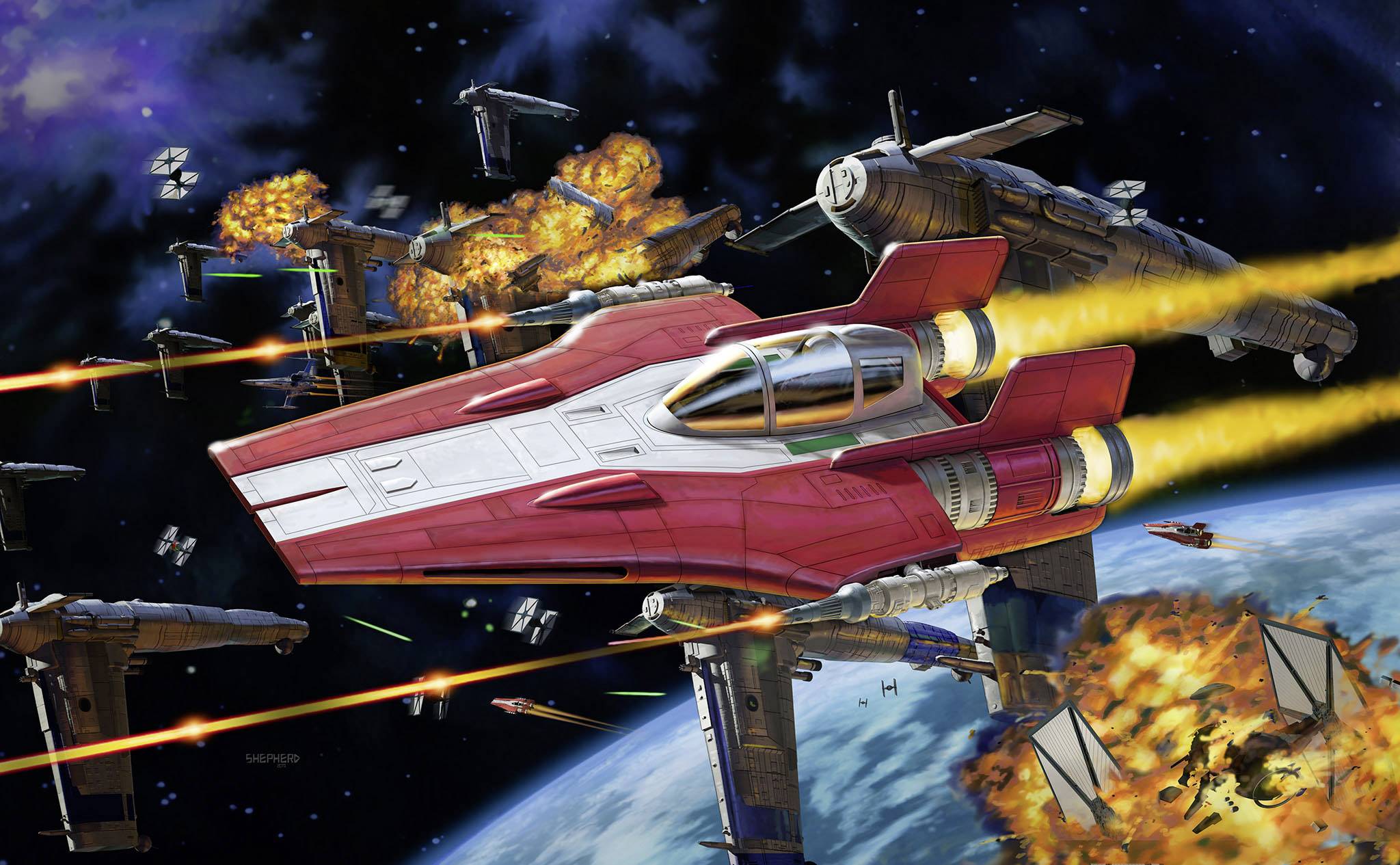 Revell 06759 A-Wing Fighter Science Fiction Bausatz