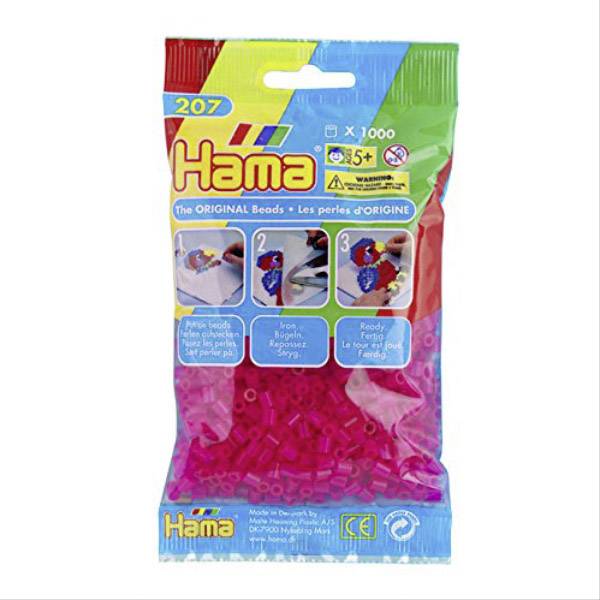 Vedes HAMA Bügelperlen Midi - Neion Fuchsia 1000 Perlen 207-32