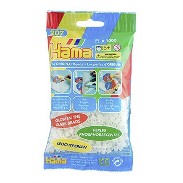 Vedes HAMA Perlen, leuchtgrün, 1.000 Stück 207-55