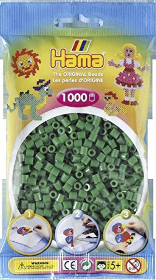Vedes HAMA Perlen, grün 1.000 Stück 207-10