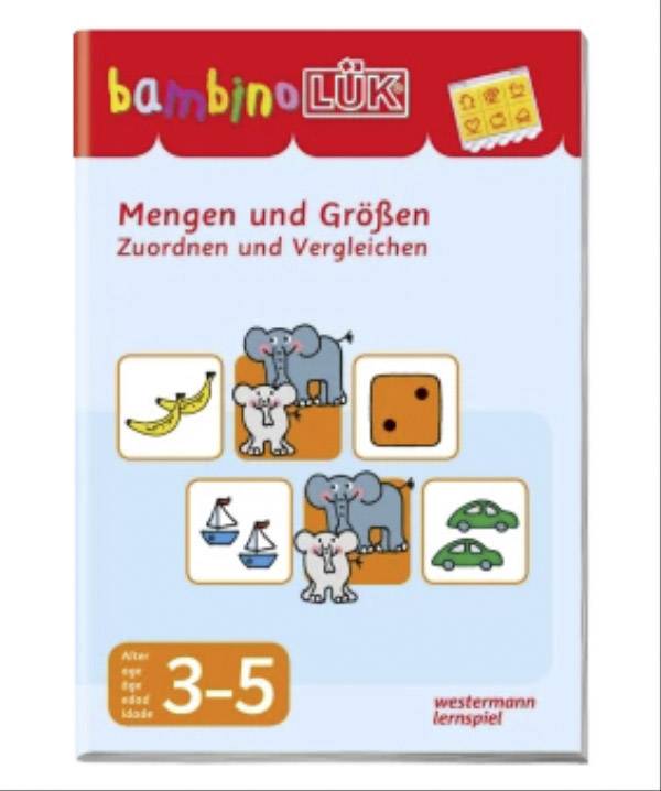 LÜK bambinoMengen und Größen 7872