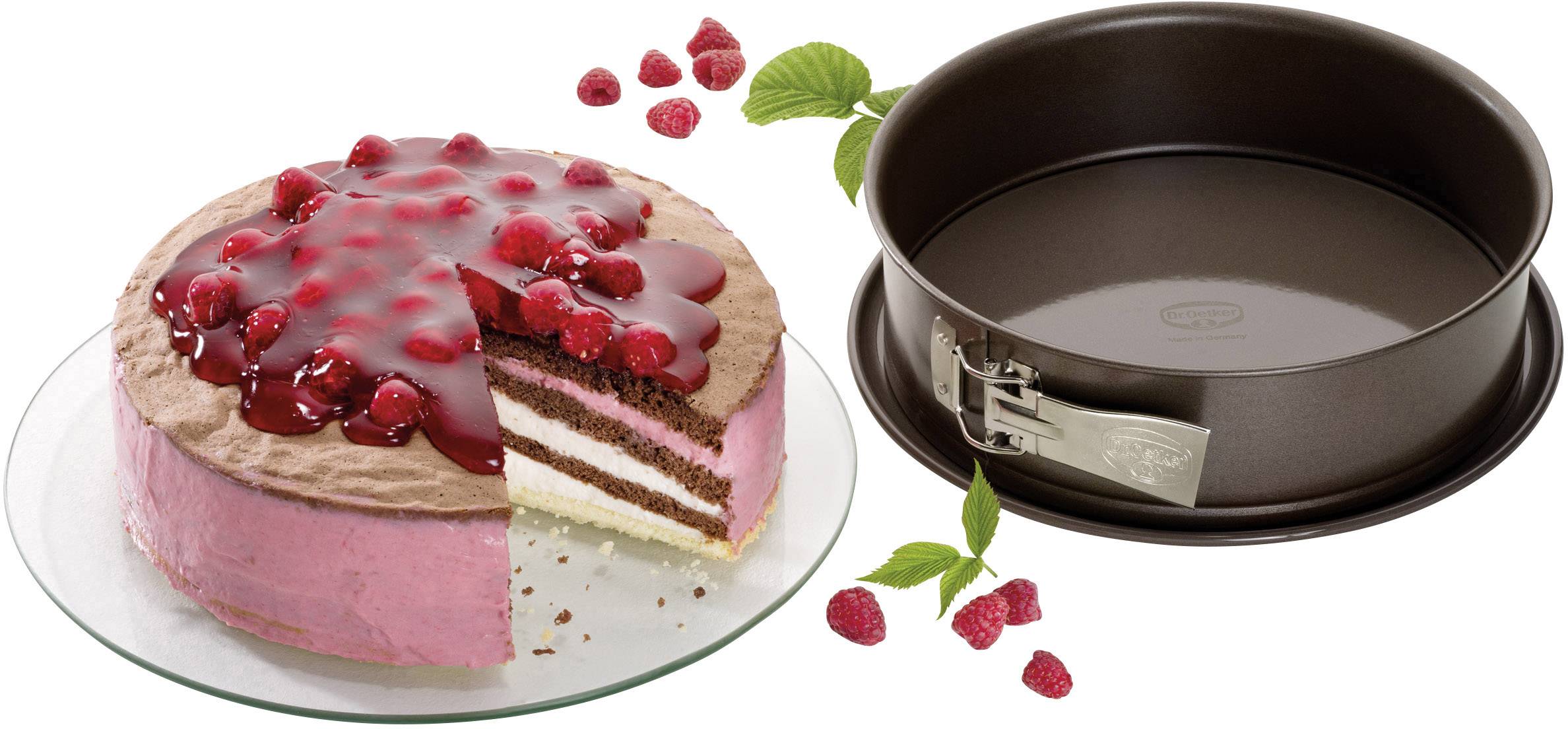 Dr. Oetker Springform mit Emaille-Servierboden 24 cm