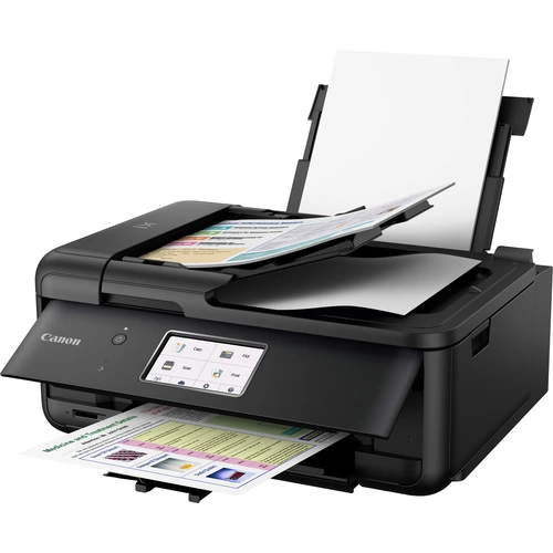 Canon PIXMA TR8550 Farb Tintenstrahl Multifunktionsdrucker A4 Drucker, Scanner, Kopierer, Fax LAN, WLAN, Bluetooth®, Duplex Canon PIXMA TR8550 Farb Tintenstrahl Multifunktionsdrucker A4 Drucker, Scanner, Kopierer, Fax LAN, WLAN, Bluetooth®, Duplex