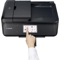 Canon PIXMA TR8550 Farb Tintenstrahl Multifunktionsdrucker A4 Drucker, Scanner, Kopierer, Fax LAN, WLAN, Bluetooth®, Duplex Canon PIXMA TR8550 Farb Tintenstrahl Multifunktionsdrucker A4 Drucker, Scanner, Kopierer, Fax LAN, WLAN, Bluetooth®, Duplex