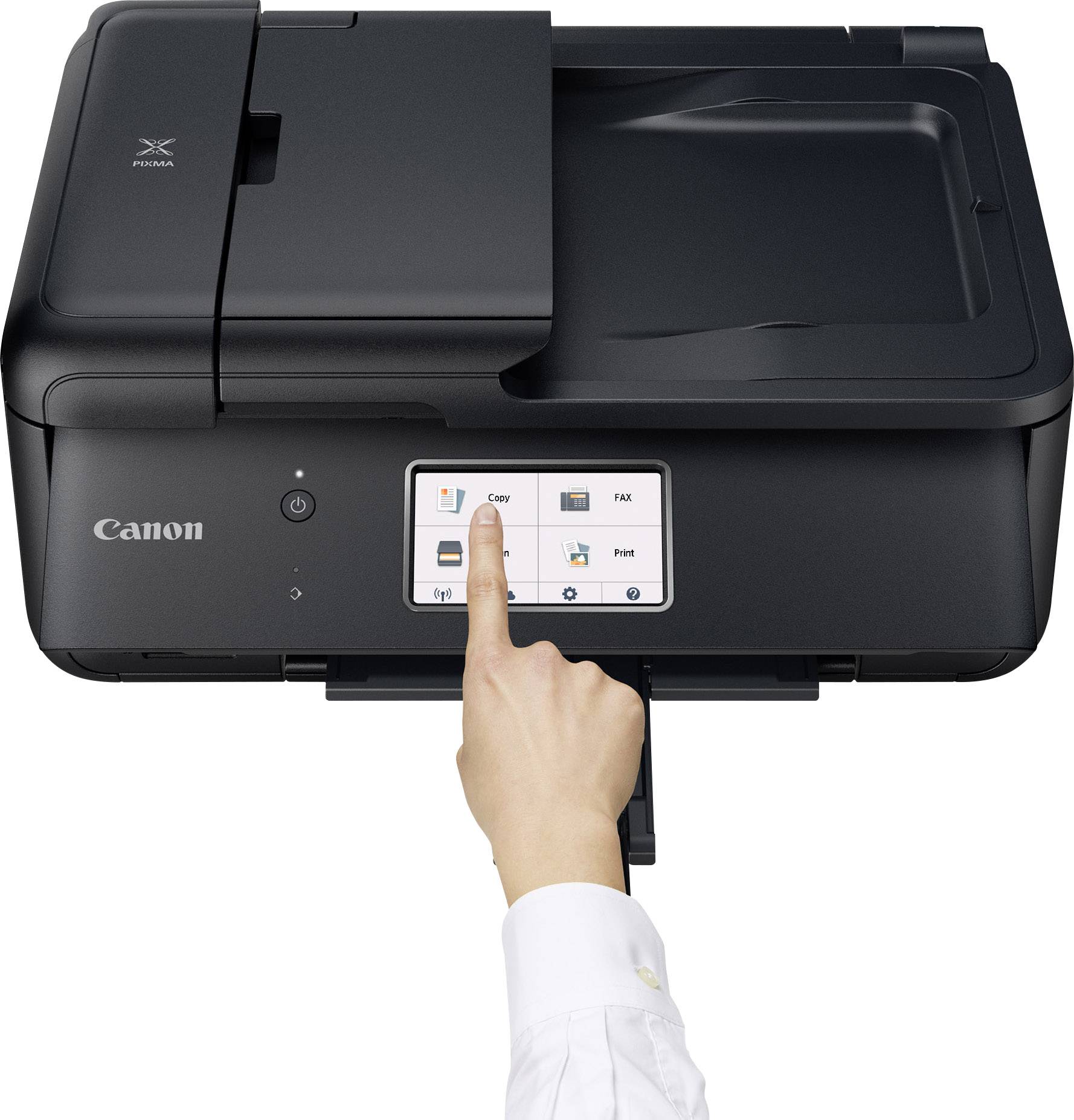 Canon PIXMA TR8550 Multifunktionsdrucker Tintenstrahl Farbe A4 Drucker, Scanner, Kopierer, Fax LAN, WLAN, Bluetooth®, Duplex