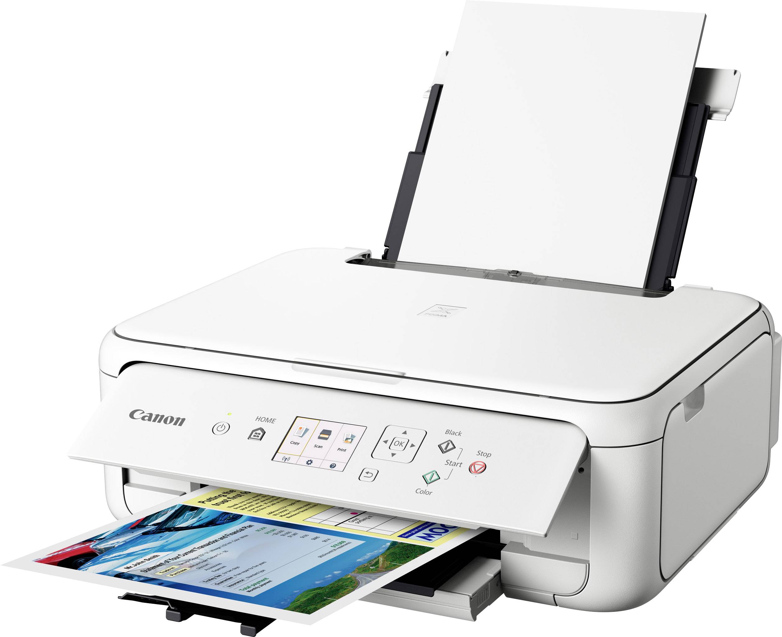Canon PIXMA TS5151 Multifunktionsdrucker Tintenstrahl Farbe A4 Drucker, Scanner, Kopierer WLAN, Bluetooth®, Duplex