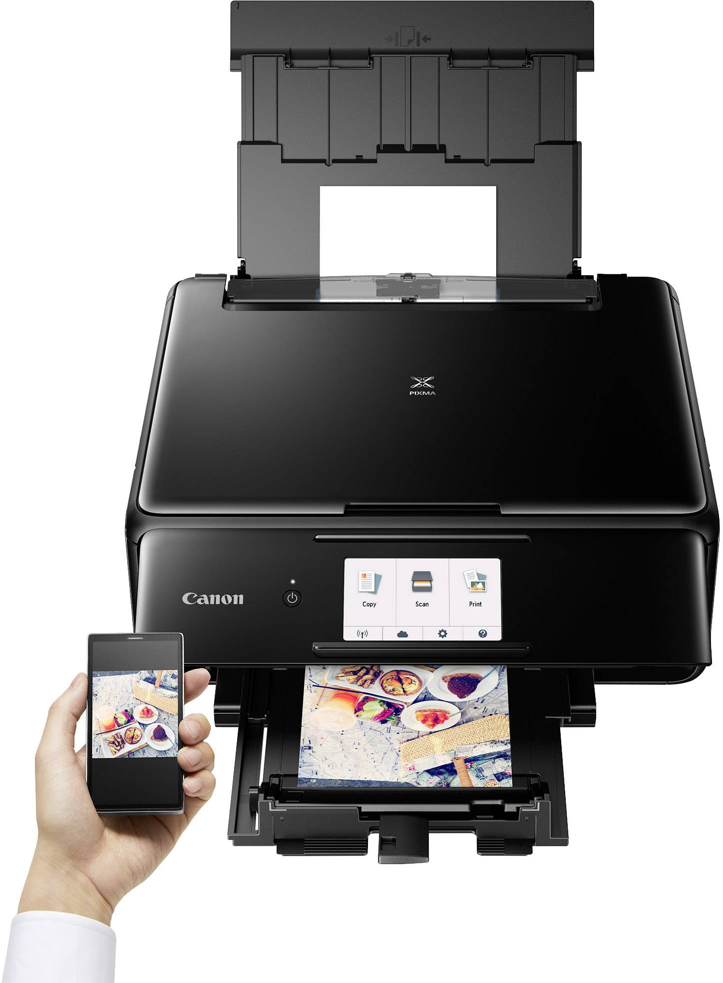 Canon PIXMA TS8150 Farb Tintenstrahl Multifunktionsdrucker A4 Drucker, Scanner, Kopierer WLAN, Bluetooth®, Duplex