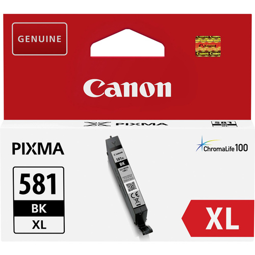 Canon Druckerpatrone CLI-581BK XL Original Foto Schwarz 2052C001