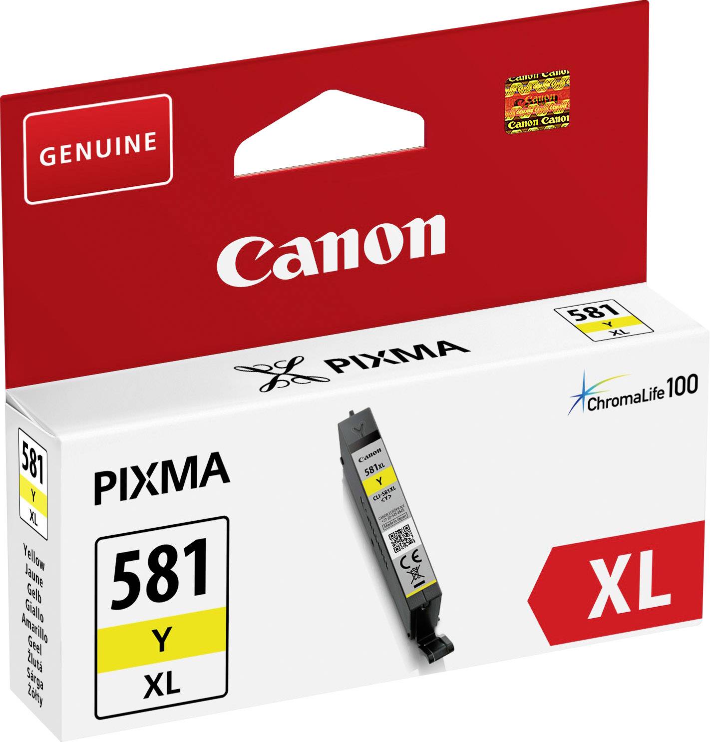 Canon Druckerpatrone CLI-581Y XL Original Gelb 2051C001