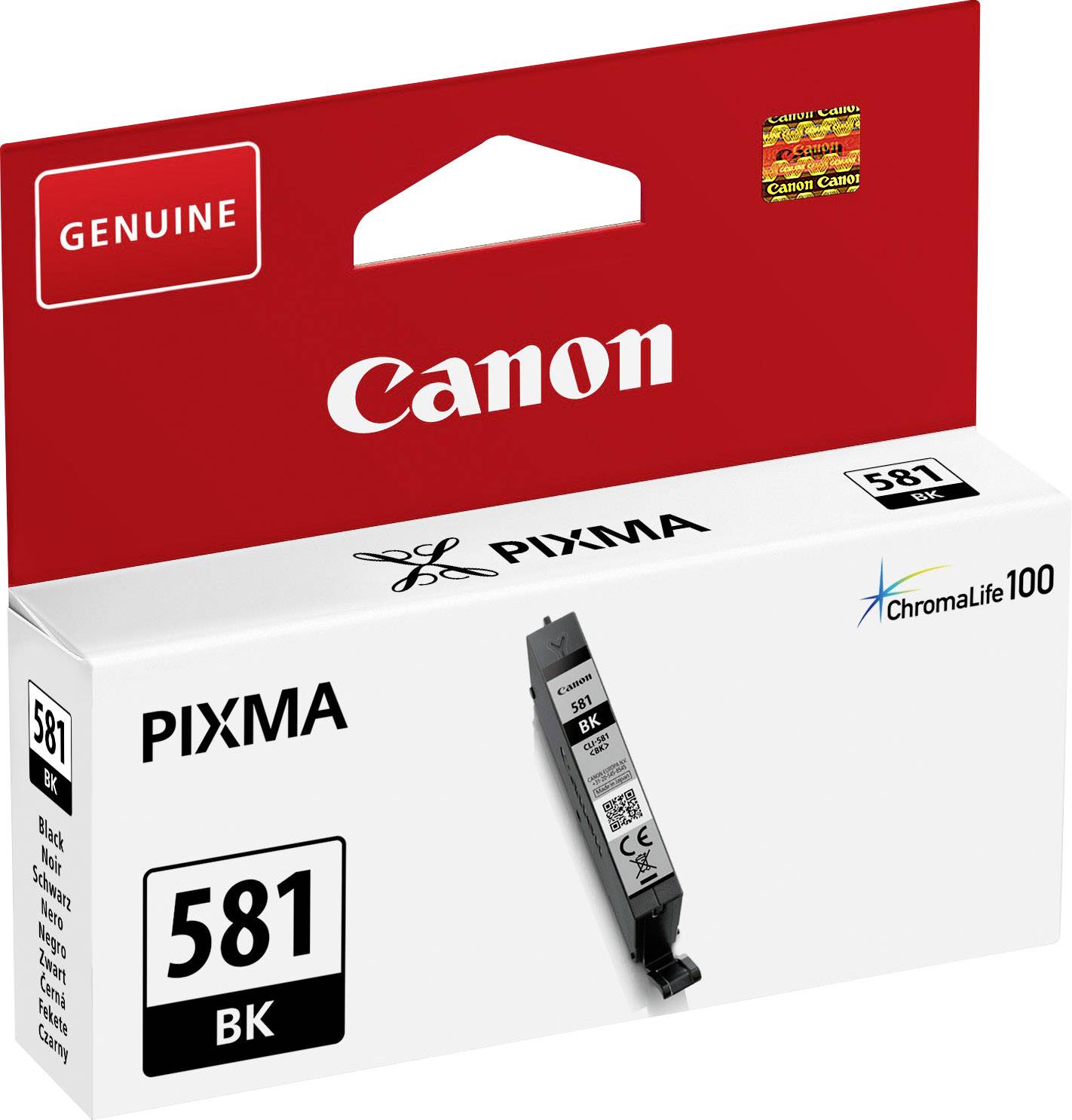 Canon Druckerpatrone CLI-581BK Original Foto Schwarz 2106C001