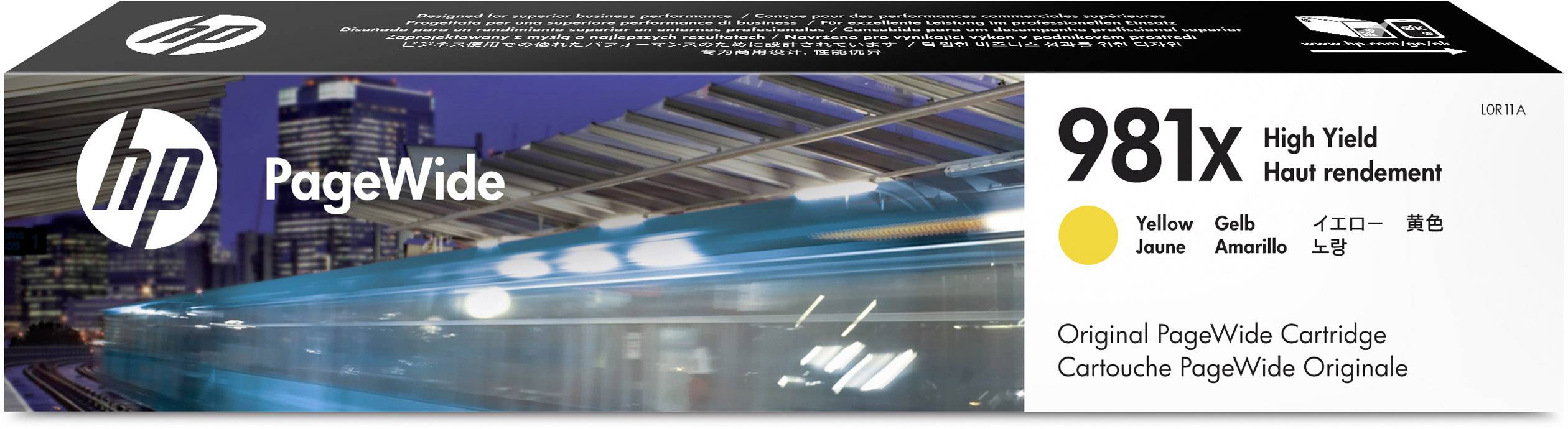 HP Druckerpatrone 981X Original Gelb L0R11A Tinte